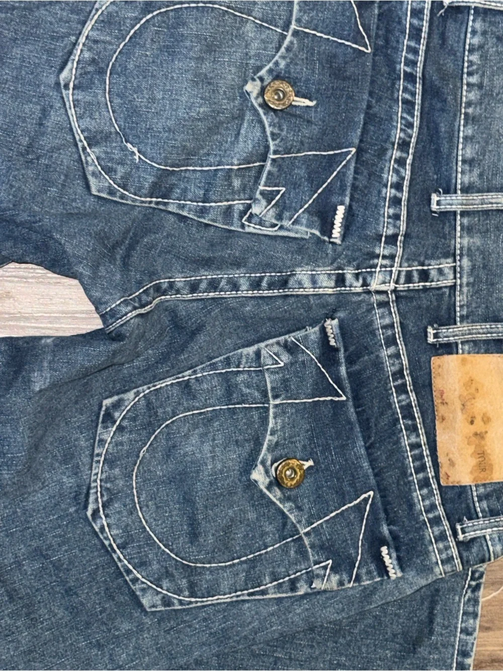 True Religion Billy Super T Jeans Men’s 34 Made USA Straight Leg Medium‎ Wash